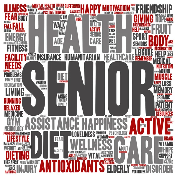 Senior health word cloud i