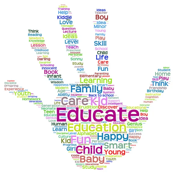 Education abstract  word cloud