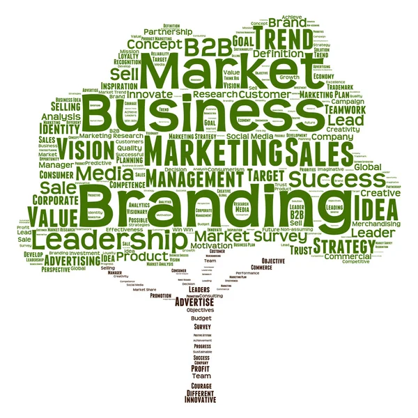 Leadership marketing or business word cloud