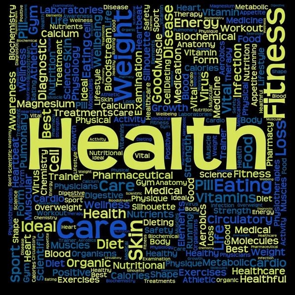 Health text word
