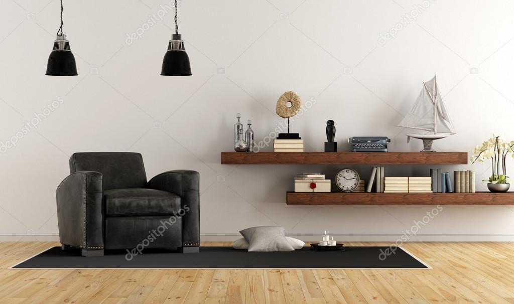 Wohnzimmer im vintage stil — stockfoto © archideaphoto #96419666