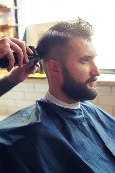 Man in a barber shop