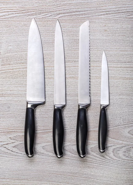 Four kitchen knifes