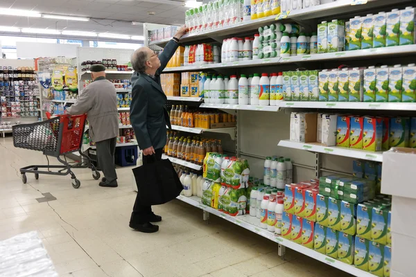 Interior of a SPAR supermarket