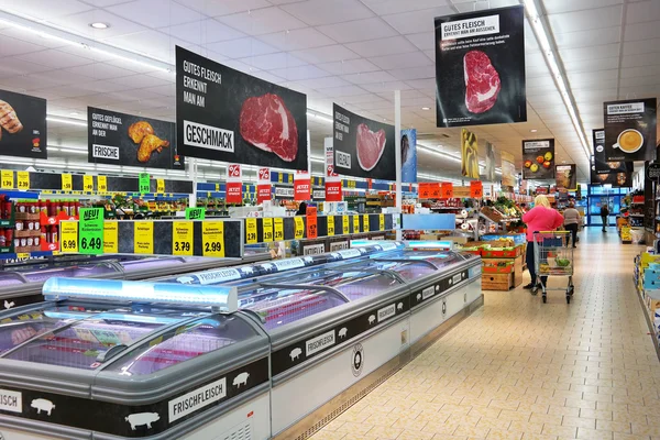 Inside a Lidl supermarket