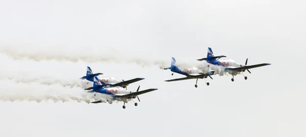 Flying Bulls Aerobatics Team on the Airshow 