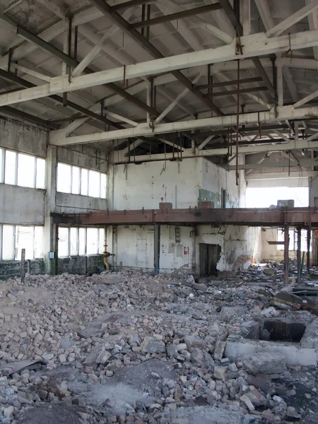 Destroyed factory inside