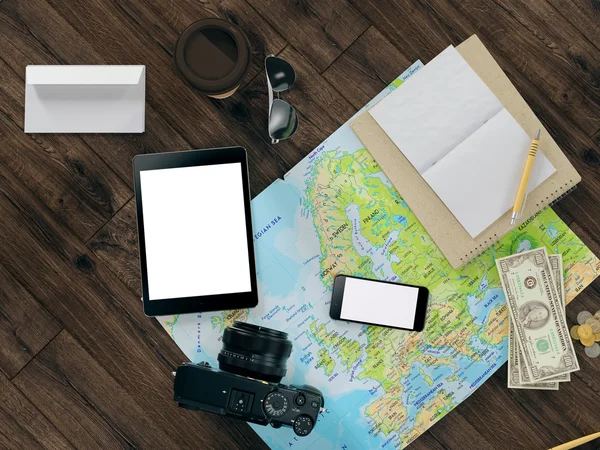 Traveling. Mockup business template.