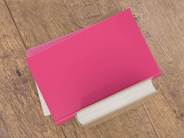 Empty colored books mockup template. High resolution.