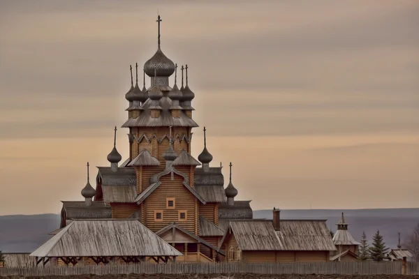 Skeet All Saints. Wooden church in the area Svyatogorsk