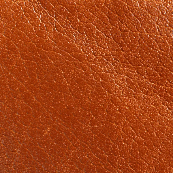 Close up shiny brown leather pattern