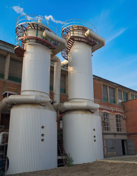 Industrial chimney in the enterprise