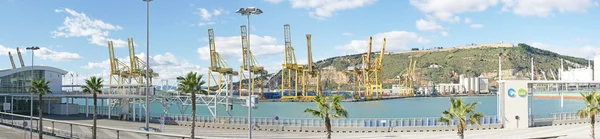 Cranes on the docks of the port
