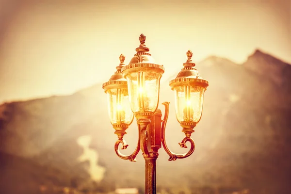 Beautiful vintage street lamp