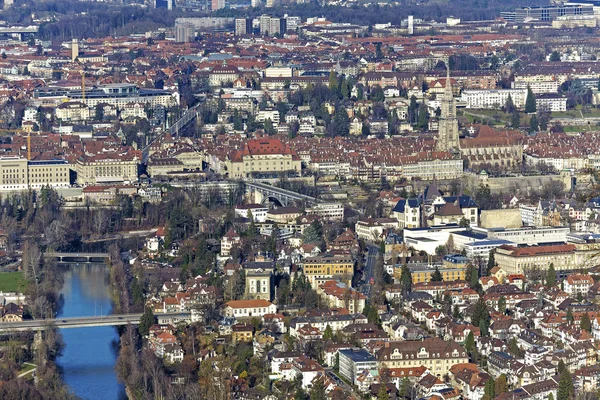 Aerial view of city of Bern, Switzerland
