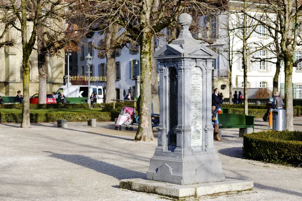 Column indicating constants geographic for Bern