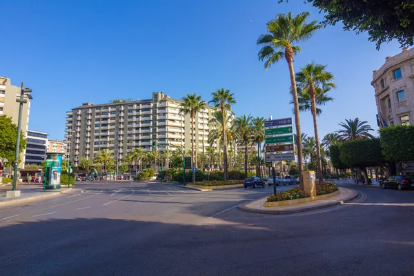 Almeria Spain September 1, 2014: modern streets and avenues of t