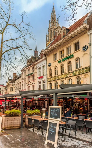 Restaurants on the Central Square of Antwerp