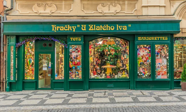Art nouveau toy store in Prague in Prague