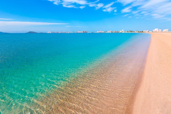 Playa Paraiso beach in Manga Mar Menor Murcia