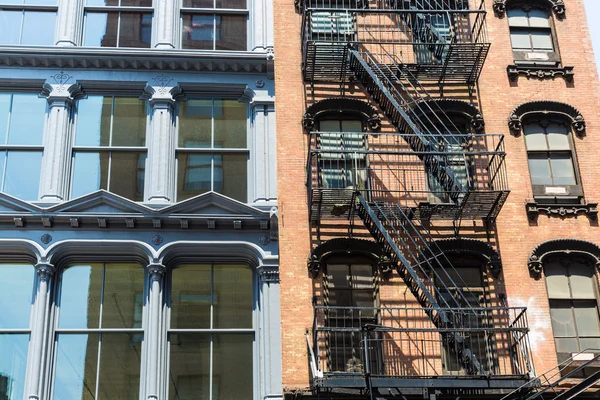 Soho building facades in Manhattan New York City