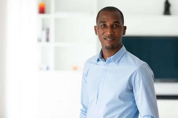 Portrait of a young African American business man - Black people