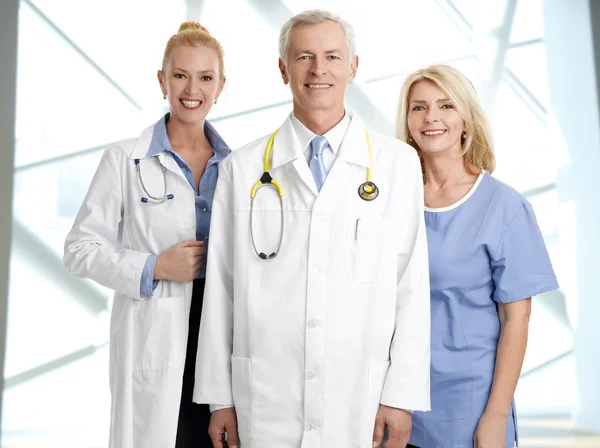 Doctors and nurse in clinic