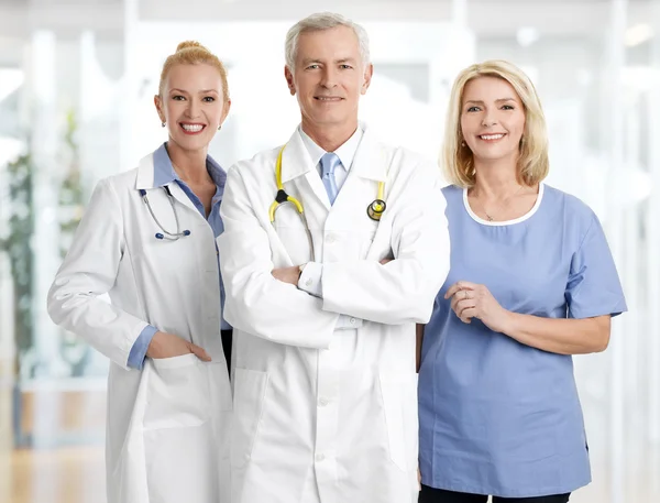 Doctors and nurse in clinic