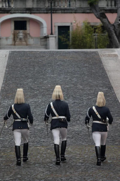 Three Portuguese National Guards