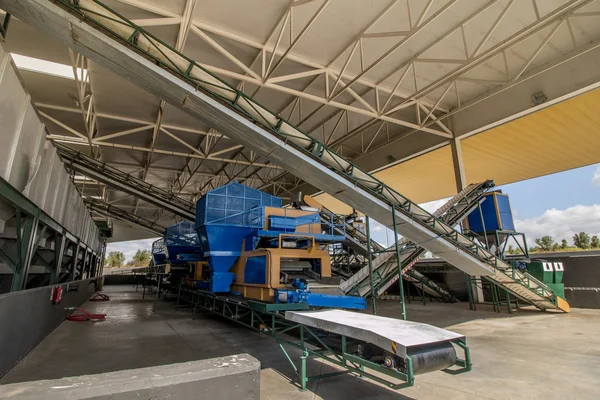 Modern processing unit machinery for olive oil
