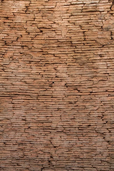 Pile of traditional mud bricks production