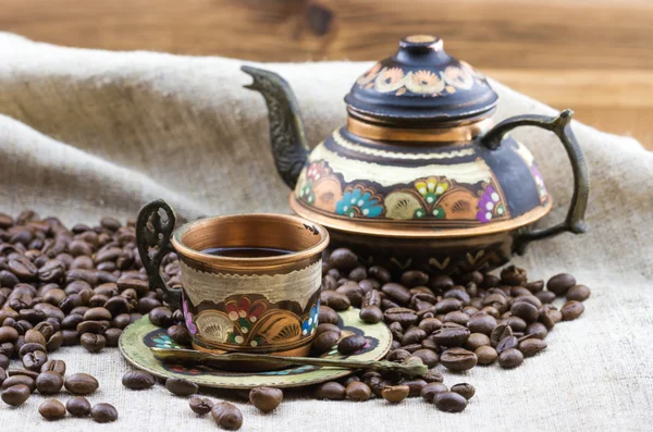 Traditional Turkish tea set