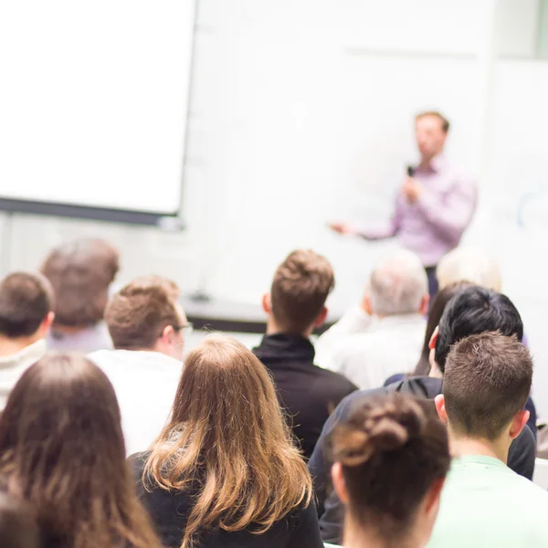 Audience in the lecture hall.