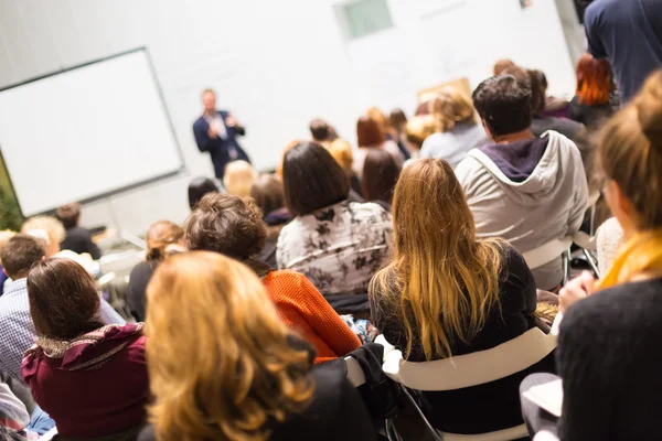 Audience in the lecture hall.