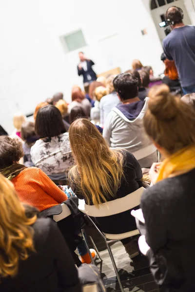 Audience in the lecture hall.