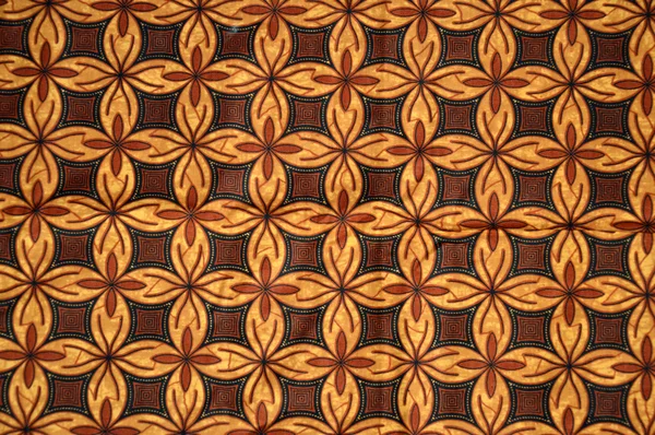 Detailed patterns of Indonesia batik cloth