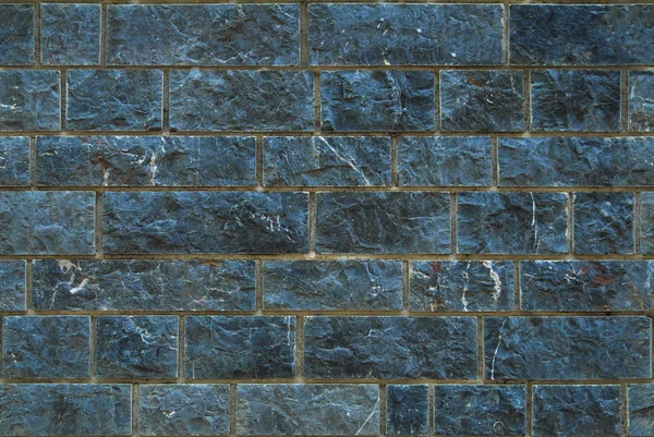 Blue stone wall