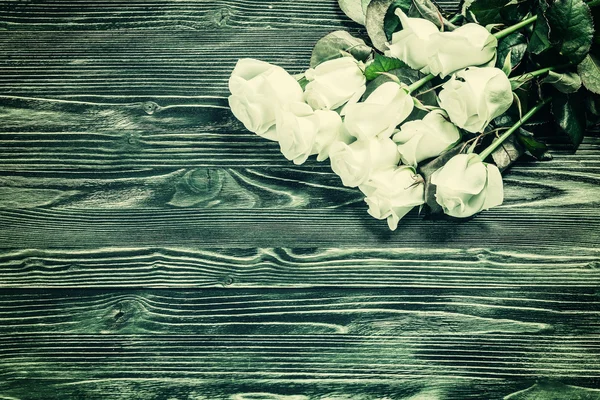 Rustic Background with Flowers