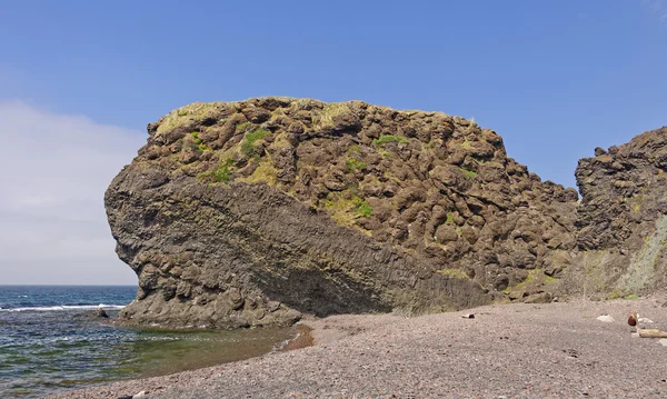 Pillow Lava Formation on a Remote Ocean Coast