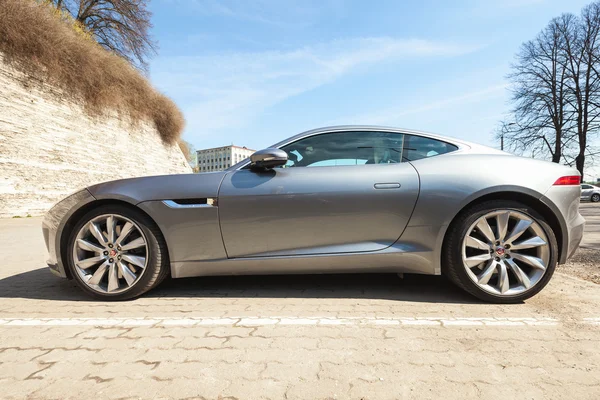 Jaguar F-Type coupe S, side view