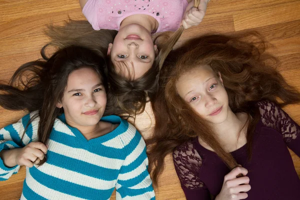 Three young girls