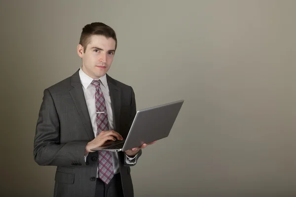 Young White Business Man in a suite