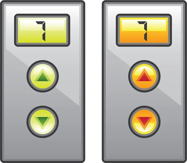 Elevator Buttons vector eps
