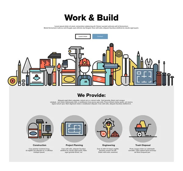 Engineering tools flat web graphics