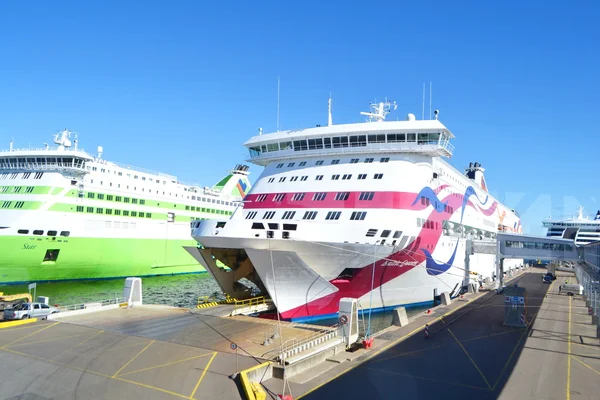 Passenger ferry in the port of Tallinn.