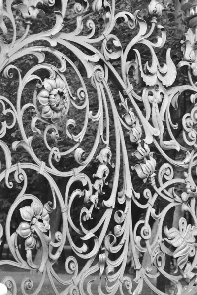 Decorative cast-iron fence