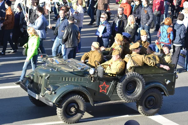 Victory parade in St.Petersburg.