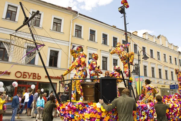Moscow, festival on Pyatnitskaya street