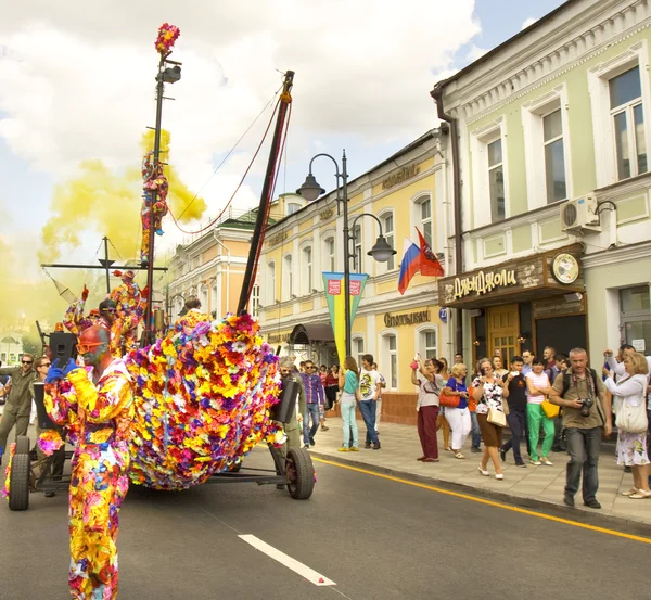 Moscow, festival on Pyatnitskaya street