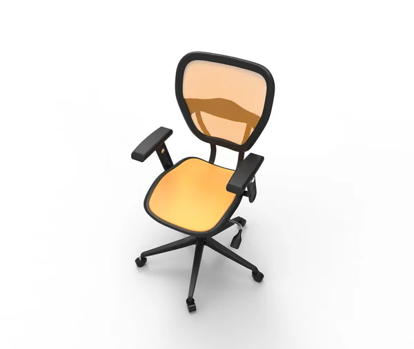 Orange Office Chair - Studio Shot - Top View